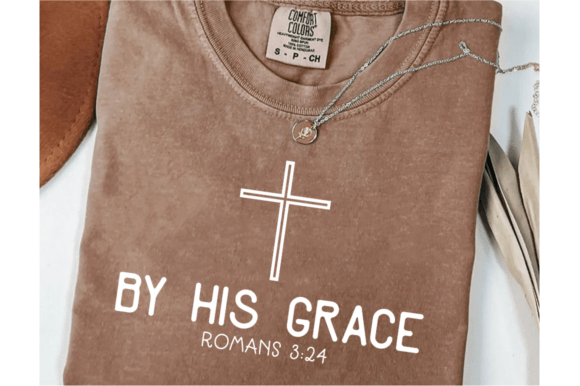 By His Grace Christian Faith SVG, Jesus