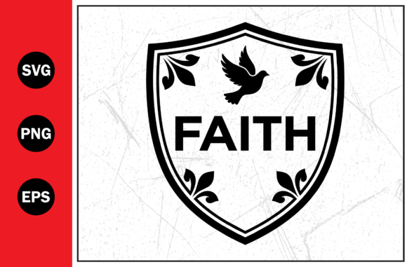 Faith Christian Shield Dove Bird Svg Png Review