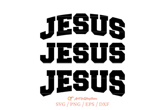 Jesus Varsity Shirt Svg Graphics for T-Shirt Designs